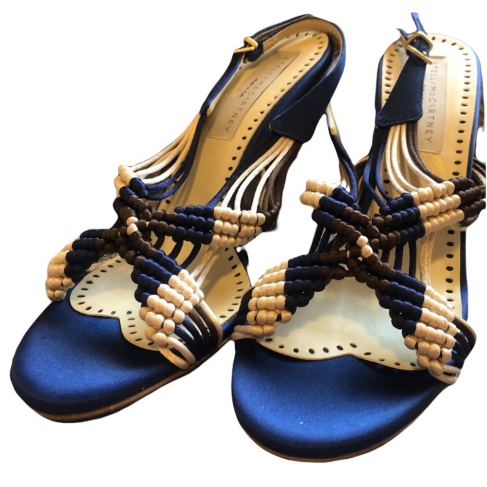 NWOT Stella McCartney Woven Heel Sandal